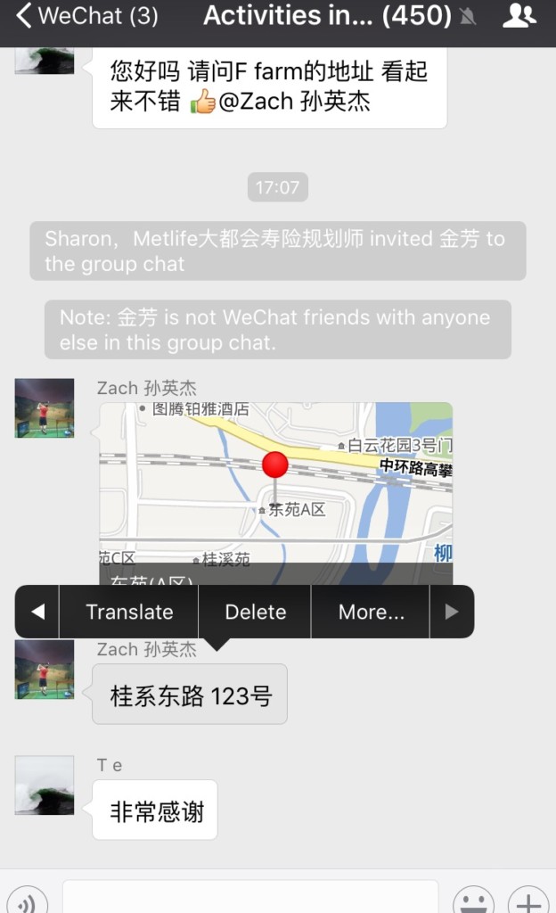 Wechat falling effects words