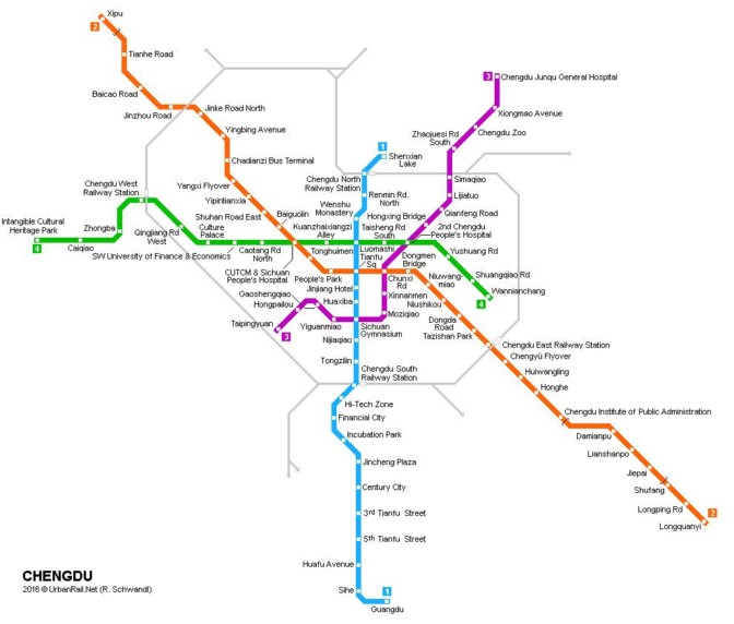 Chengdu Metro Line 3 Officially Opened