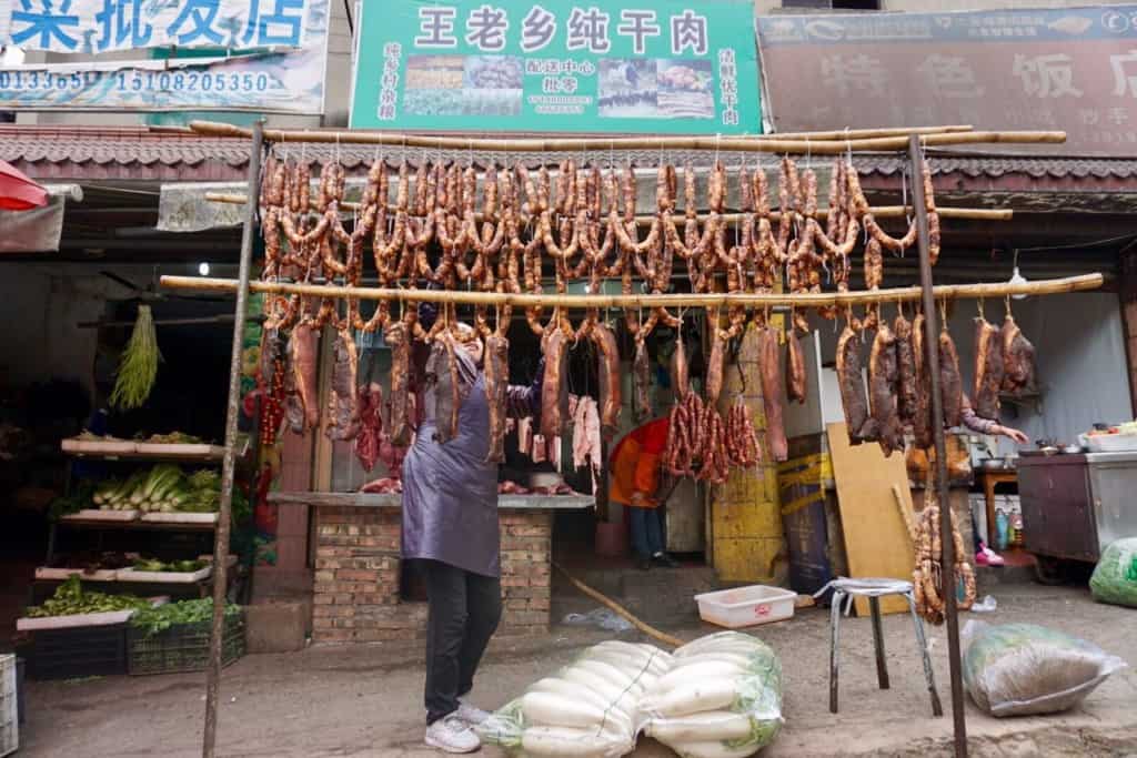 What Chengdu Eats on Chinese New Year | Sausages & Smoked Meat