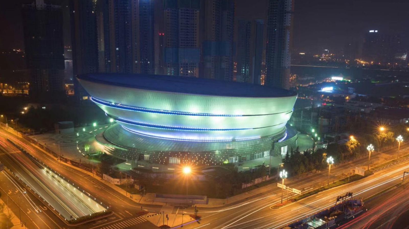 wuliangye performing arts center night view