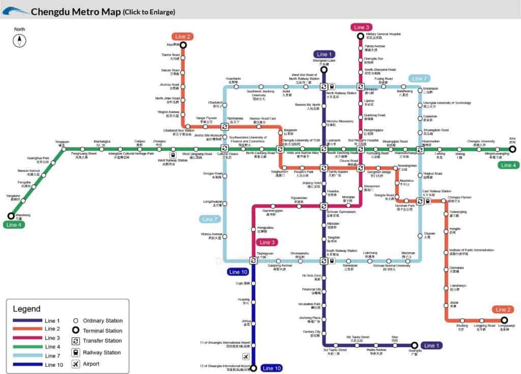 Getting Around Using Chengdu's Transport System