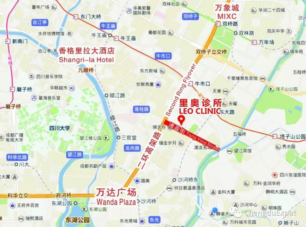 Family Healthcare in Chengdu MAPS