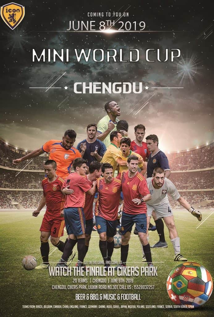 June 8: Mini World Cup, Chengdu