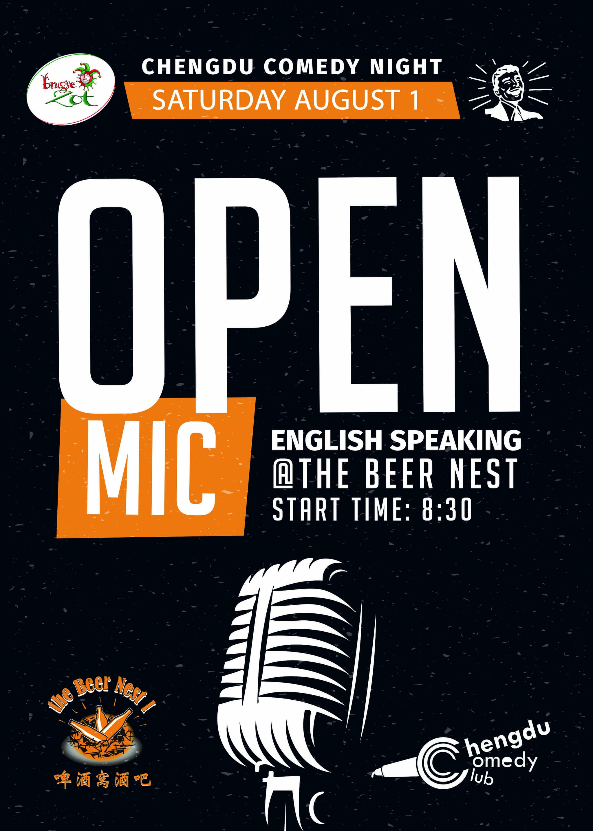 August 1 Open Mic Night @ The Beer Nest chengdu expat 1