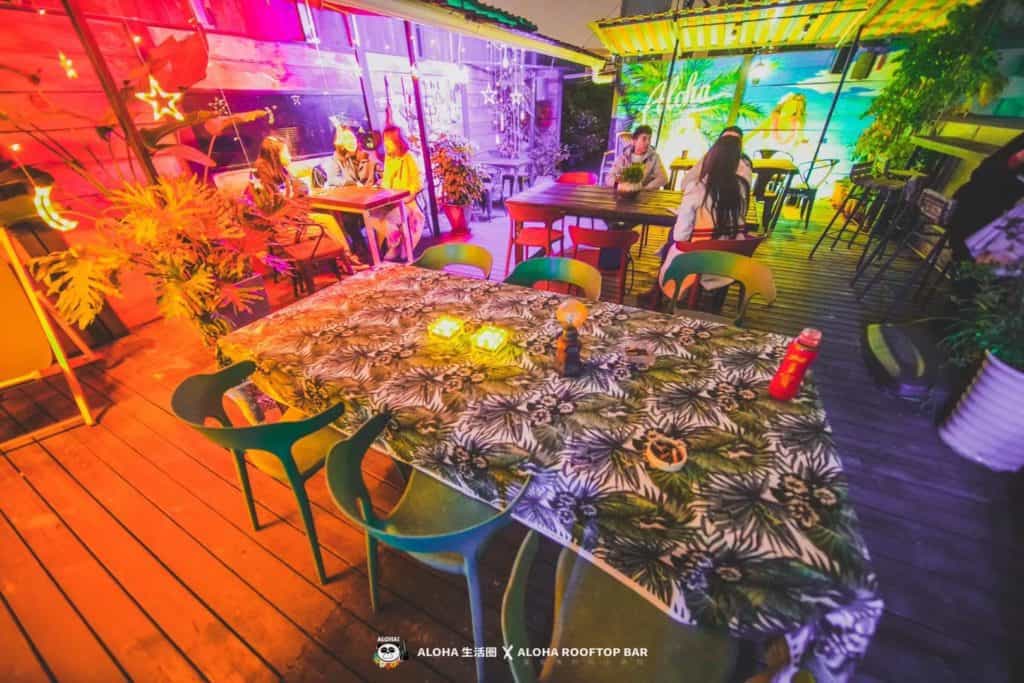 Aloha Rooftop Bar Chengdu Expat