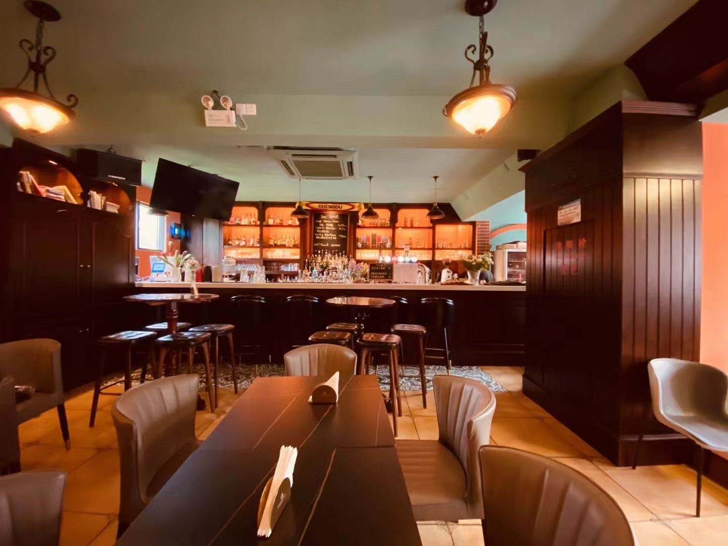 The Shamrock Chengdu Irish Pub downstairs chengdu expat