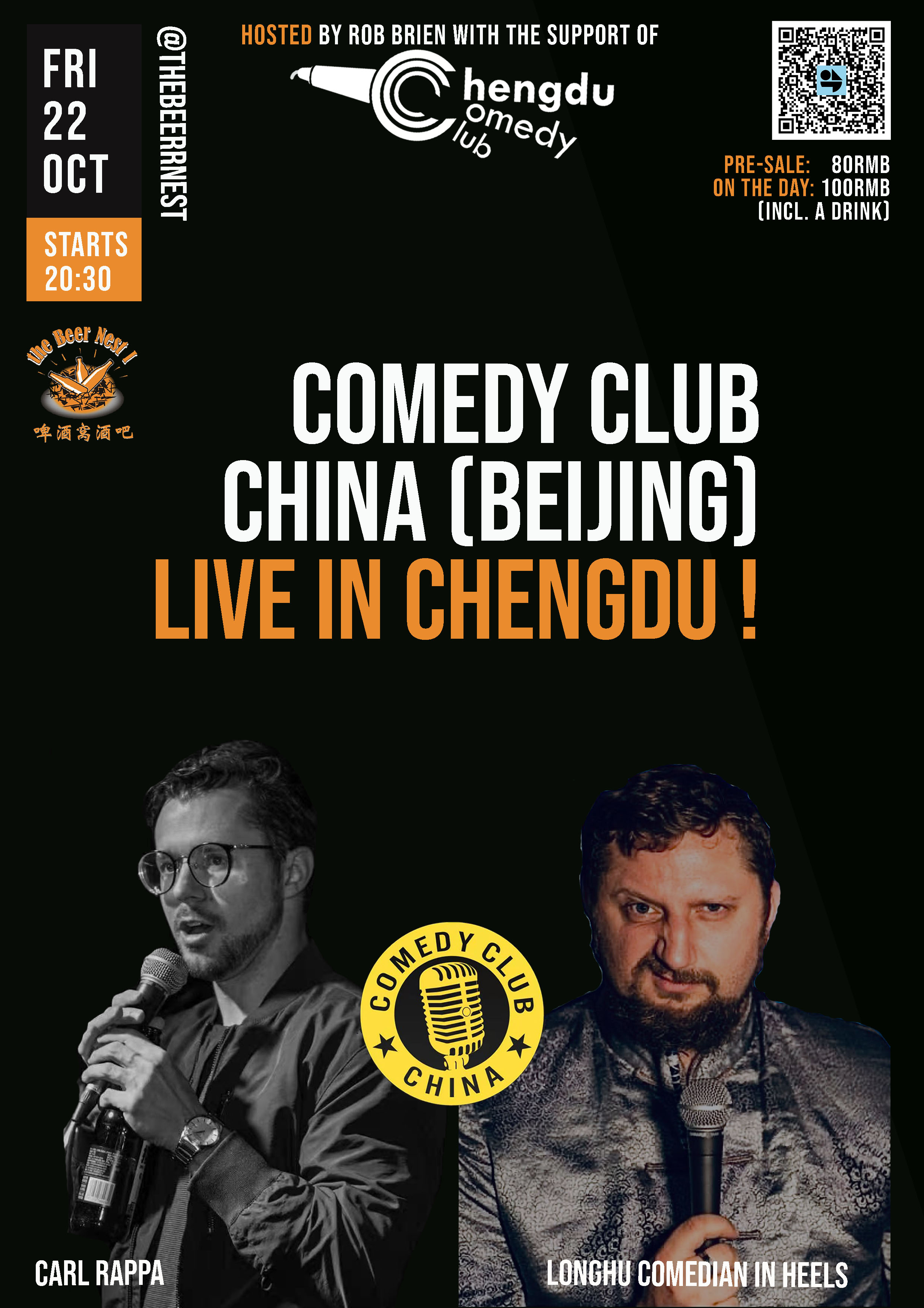 Comedy Club China Beijing Live chengdu expat 1