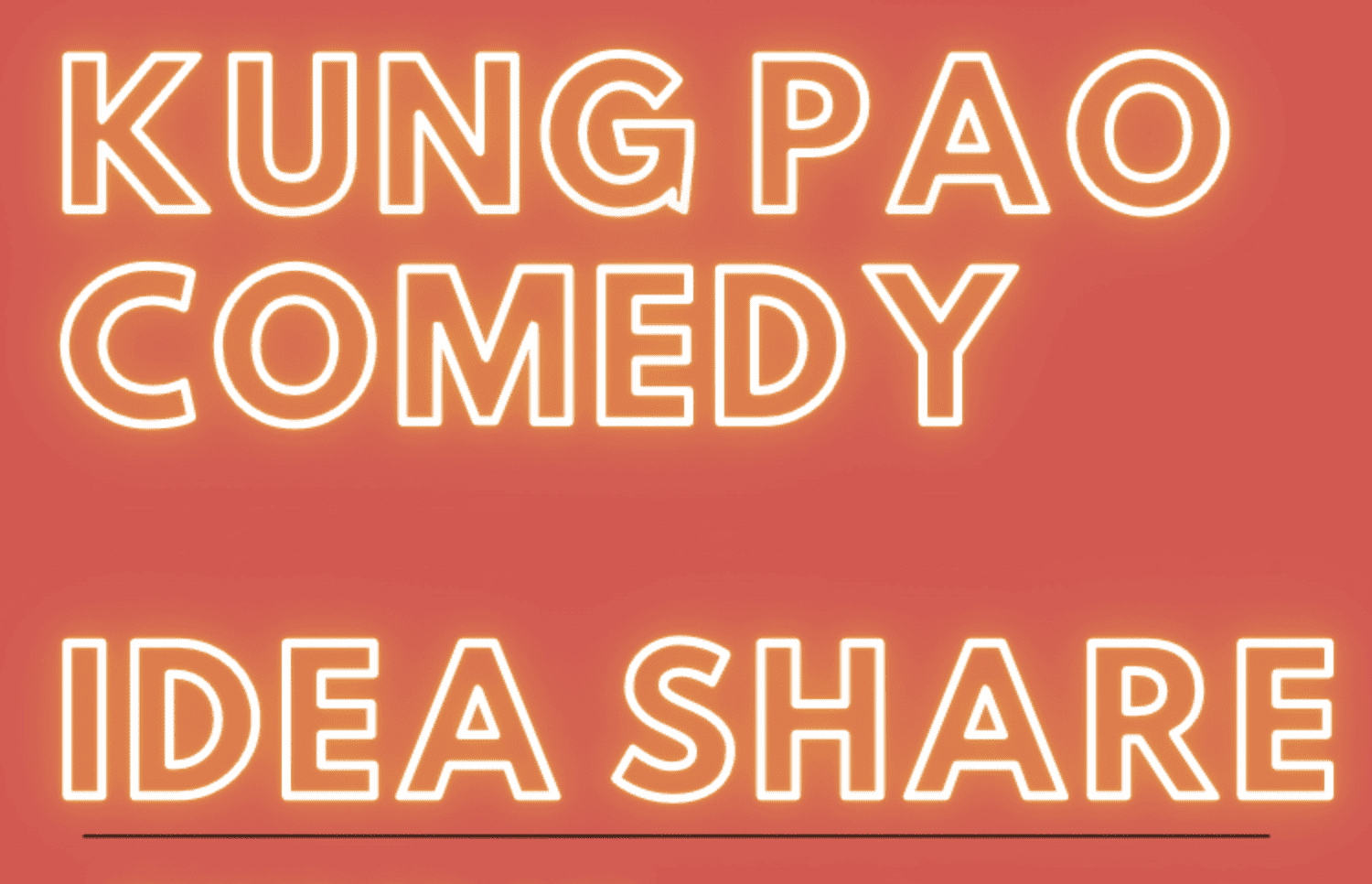 Kungpao comedy idea share chengdu expat