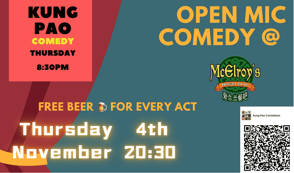 Open Mic Comedy @ McKelroys Irish Bar!