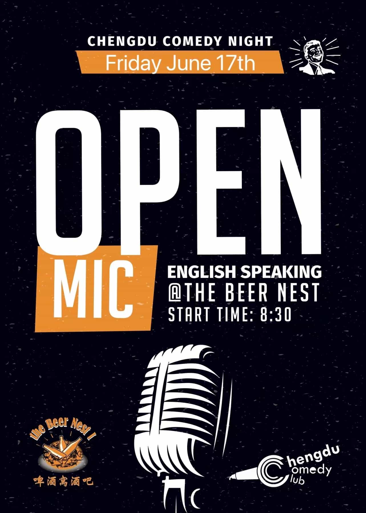 FREE Comedy Open Mic @ The Beer Nest chengdu expat 1