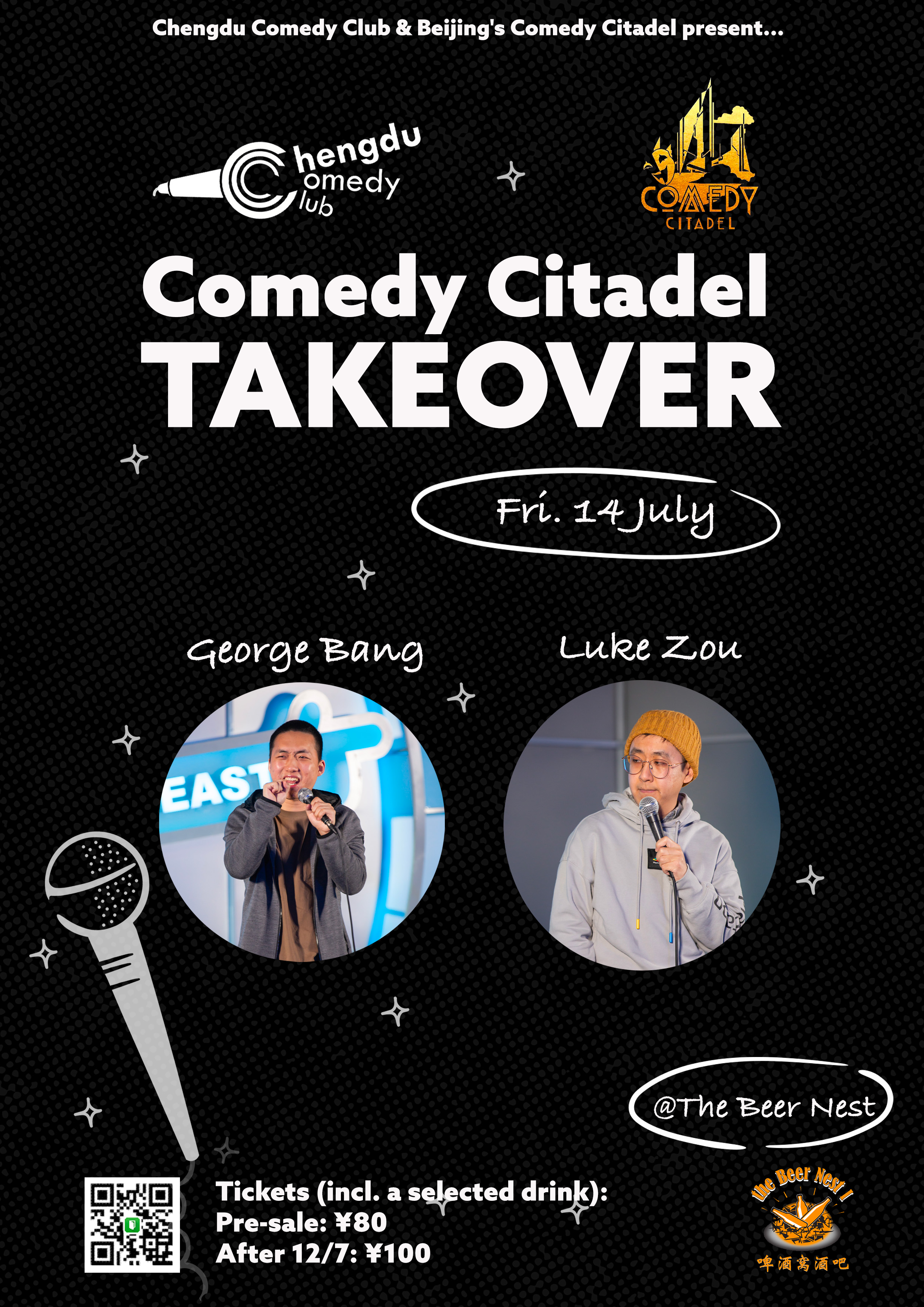 July 14 Comedy Citadel Takeover Chengdu Expat