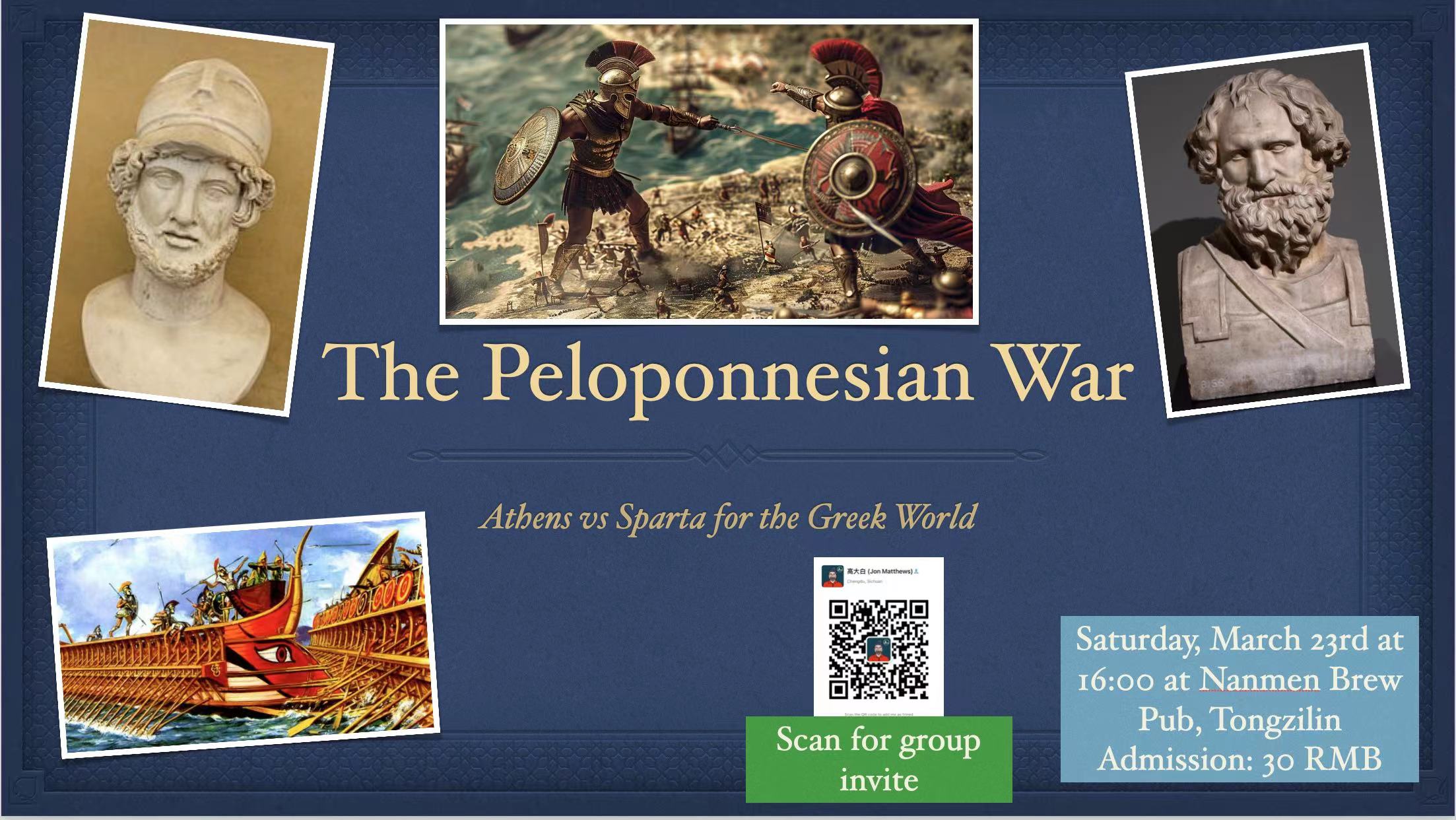 March 23 The Peloponnesian War Athens vs Sparta for Control of Greece 1