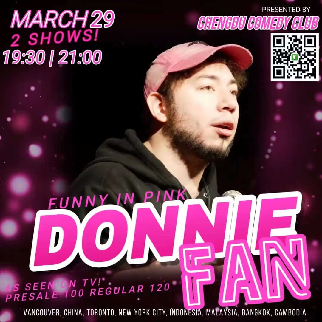 donnie fan chengdu comedy march 2024 chengduexpat