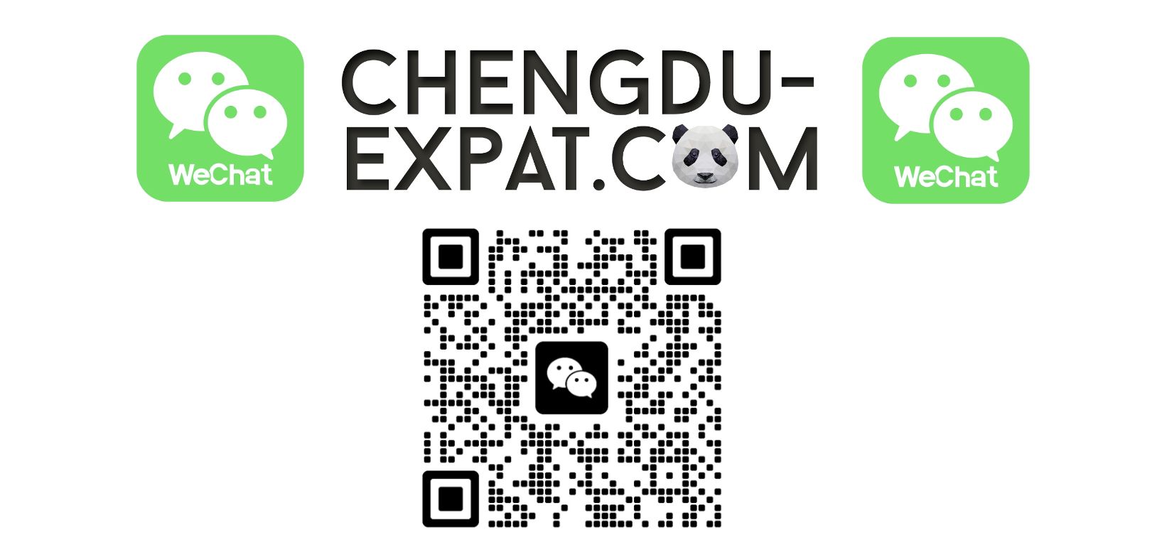 Chengdu WeChat QR code, Chengdu-expat