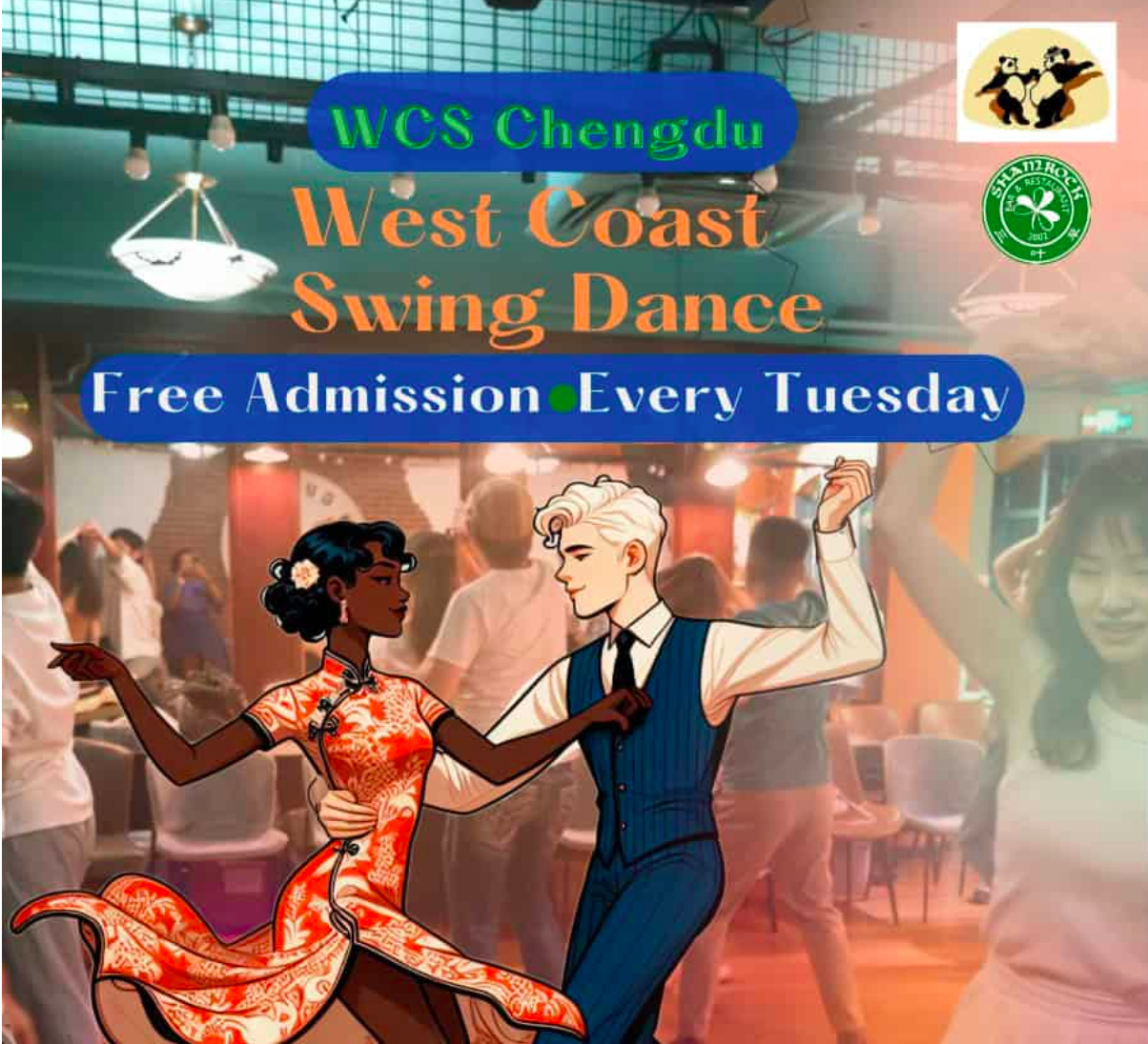 West Coast Swing Dance Party featured chengdu chengdu expat