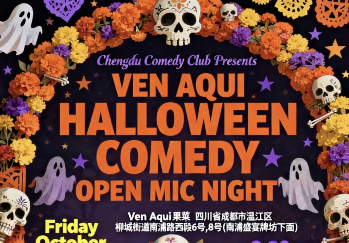 Oct. 31 Ven Aqui Halloween Comedy Open Mic Night