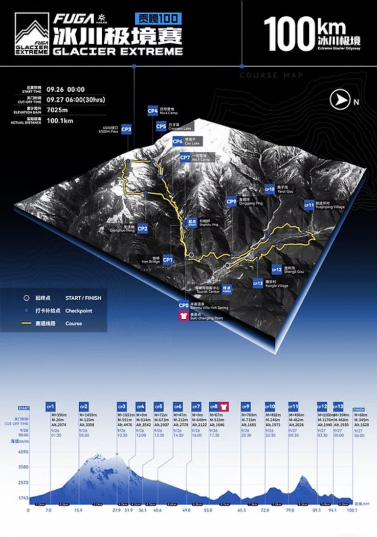 2026 FUGA Glacier Extreme Gongga 100 sichuan 100km china chengdu chengdu expat 1