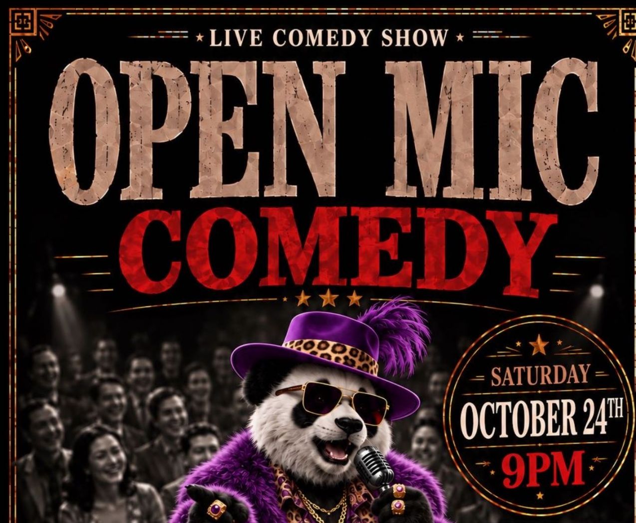 FREE English Open Mic Comedy