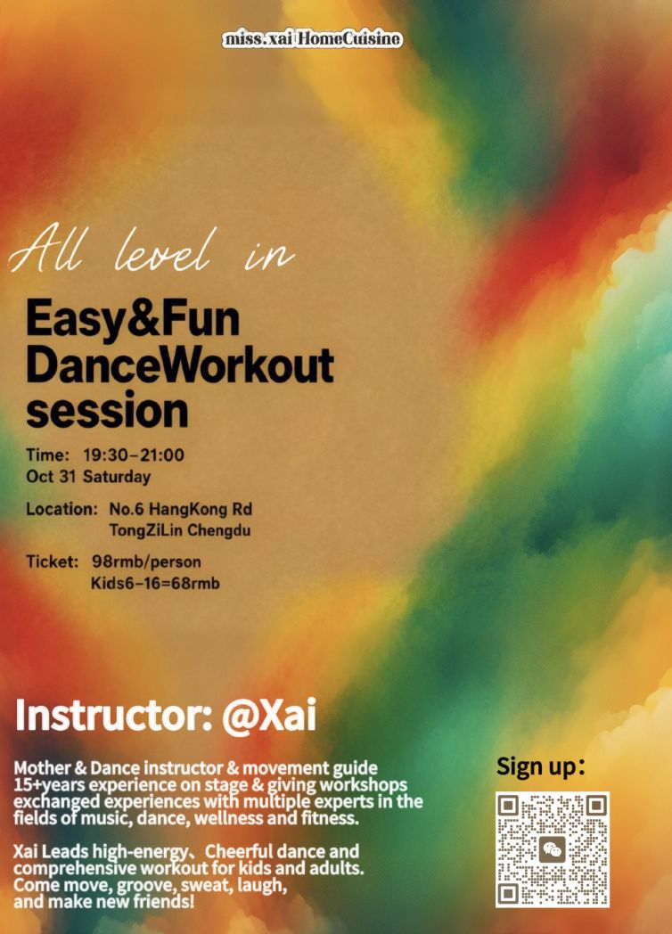 Ghanaian Beats Workout Session chengdu chengduexpat